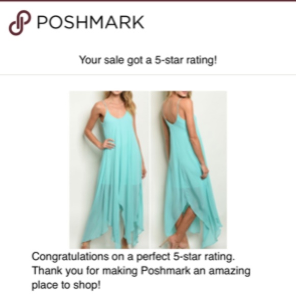 AQUA CHIFFON STYLE MAXI DRESS - Picture 3 of 8